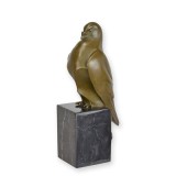 Porumbel-statueta din bronz cu un soclu din marmura BX-66