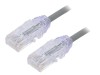 Cablu Patch Cord UTP Cat6 0.5m Gri PANDUIT Conectori RJ45 Ecranat U/UTP Cupru 28AWG LSZH