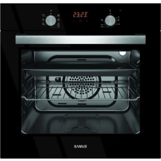 Cuptor incorporabil SC619EGV, Electric, 58 litri, Clasa A, Display LCD, Timer, Negru