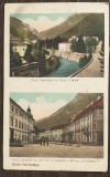 (141) CARTE POSTALA ROMANIA - BAILE HERCULANE - 2 IMAGINI - CIRCULATA 1938, Printata