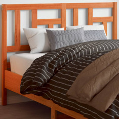 Tablie de pat, maro ceruit, 160 cm, lemn masiv de pin foto