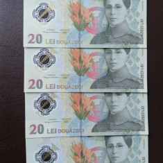 Bancnotă 20 lei nouă.