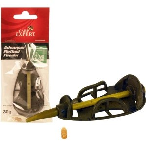 Momitoar Carp Expert Advancer Method Feeder 40g GO Green, 1buc foto
