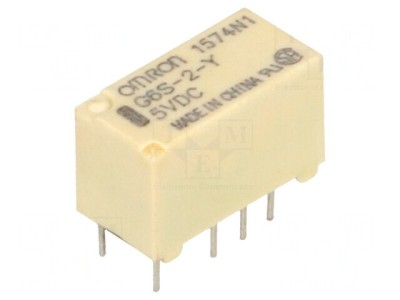 Releu electromagnetic DPDT 5VDC 2A foto