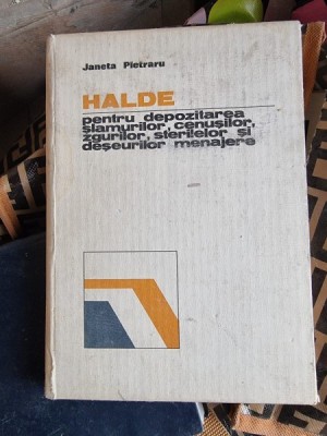 HALDE PENTRU DEPOZITAREA SLAMURILOR, CENUSILOR, ZGURILOR, STERILELOR SI DESEURILOR MENAJERE - JANETA PIETRARU foto