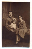 AD 1220 C. P. VECHE -OFITER CU FAMILIA -MISU, LICUTA, MELANIA-1926-GALATZ,GALATI