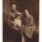 AD 1220 C. P. VECHE -OFITER CU FAMILIA -MISU, LICUTA, MELANIA-1926-GALATZ,GALATI