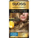 Vopsea de par, Syoss Oleo Intense, nuanta 7-10 Blond Natural