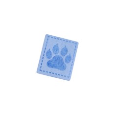 Aplicatie decorativa textila Crisalida, 22 x 26 mm, Albastru