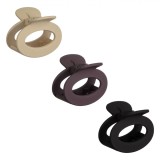 Set Clame Păr, Ovale, Plastic, Multicolor, 6 cm, 3 Bucăți, Oem