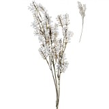 Crenguță Decorativă Artificială, 52cm, Culoare Albă, Material Plastic, Oem