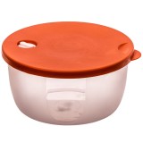 Caserola alimente, Agora Plast, polipropilena, rotunda, transparenta, 1.2 L