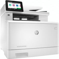 Multifunctionala Second Hand Laser Color HP LaserJet Pro MFP M479fdn, A4, 23ppm, 600 x 600 dpi, Scanner, Copiator, Fax, Duplex, USB, Retea, Tonere Noi