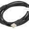 Cablu USB 2.0 A la B, 1,8m, negru, aurit