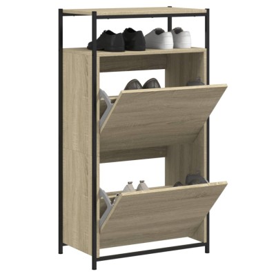 vidaXL Pantofar, stejar sonoma, 60x34x112 cm, lemn compozit foto