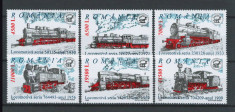 Romania 2002 MNH, nestampilat -LP 1592 - Locomotive romanesti cu abur foto