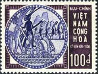 Vietnam Sud 1965 - Hung Vuong, Mi329 neuzat foto