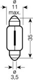 BEC 12V C5W ULTRA LIFE SET 10 BUC OSRAM 35272