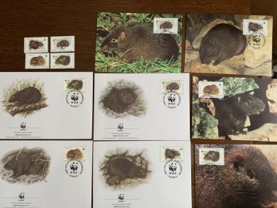 jamaica - serie 4 timbre MNH, 4 FDC, 4 maxime, fauna wwf foto