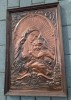 Un superb basorelief,tablou realizat integral din cupru