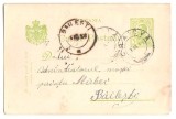 SV * CP 1908 circulata CRAIOVA - BAILESTI catre Admin. Mosiei Printului Stirbei, Printata, Fotografie