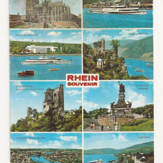 FG3 - Carte Postala -GERMANIA - Rhein Souvenir, circulata 1980