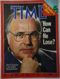 1987 TIME MAGAZINE revista, cancelarul Helmut Kohl, Germania de Vest, dolar