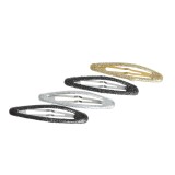 Set 4 agrafe de par multicolore cu sclipici