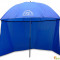 Haldorado - Umbrela albastra cu laterale 250cm