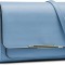 Geanta de umar crossbody Roulens, din piele PU, albastru - RESIGILAT