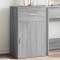 Gossi dulap depozitare, gri sonoma, 56,5x39x90 cm, lemn prelucrat