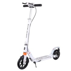 Trotineta Pliabila Aluminu Frana cu Disc 96x37x89-104cm Y2001ALB JGR foto