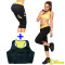 Set Fitness Pantaloni + Bustiera Hot Shapers din Neopren pentru Slabit si Modelare Corporala, Marimea XL