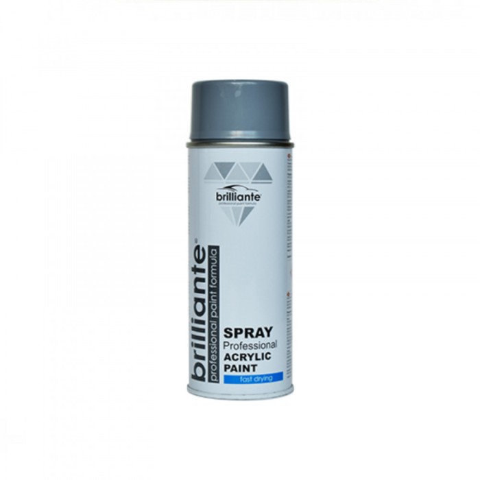 Vopsea Spray Brilliante Gri Argintiu uscare rapida RAL 7001 400 ml