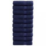 VidaXL Prosoape de baie premium SOLUND 10buc albastru 100x150cm 600gsm