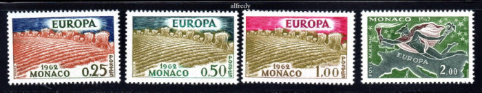 MONACO 1962, EUROPA CEPT, serie neuzata, MNH
