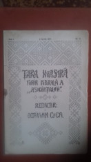 revista tara noastra anul 1 nr 15 redactor octavian goga foto