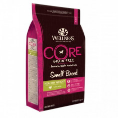 Hrana uscata pentru caini Wellness Core Small Breed Healthy Weight cu curcan 1.5 kg