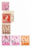 Belgia - Marci diverse (6 buc.), 1951-1958 - obliterate