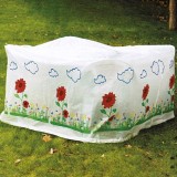 Husa de Protectie cu Model Flori 165x100x70cm