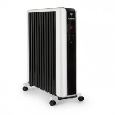 Klarstein Thermaxx 2500, radiator pe ulei, 2500 W, 5 - 35 ? C, 24 h timer, alb/negru foto