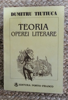 TEORIA OPEREI LITERARE-DUMITRU TIUTIUCA foto