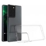 Husa pentru Samsung Galaxy S21 Ultra 5G G998, OEM, Ultra Slim, 0.5mm, Transparenta