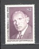 Austria.1973 50 ani moarte A.Petzold-poet MA.749, Nestampilat