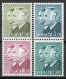 Monaco 1976 Mi 1744, 1763/64, 1786 -Printul Rainier al III-lea si Printul Albert