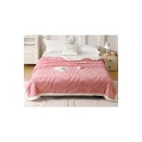 Cumpara ieftin Patura Cocolino cu Blanita, Roz cu Dungi - SIPR-Pd06