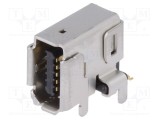 Conector HARTING ix Industrial&reg; tată 10 pini 10Gbps Cat 6a aurit pentru PCB