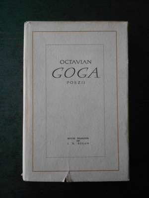 OCTAVIAN GOGA - POEZII (1963, editie cartonata) foto