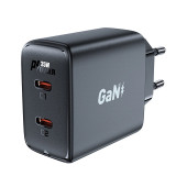 &Icirc;ncărcător rapid GaN 35W PD 2x USB C A49 - negru Acefast