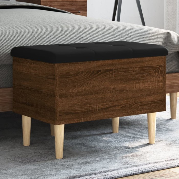 Gossi banca de depozitare, stejar maro, 62x42x46 cm, lemn prelucrat